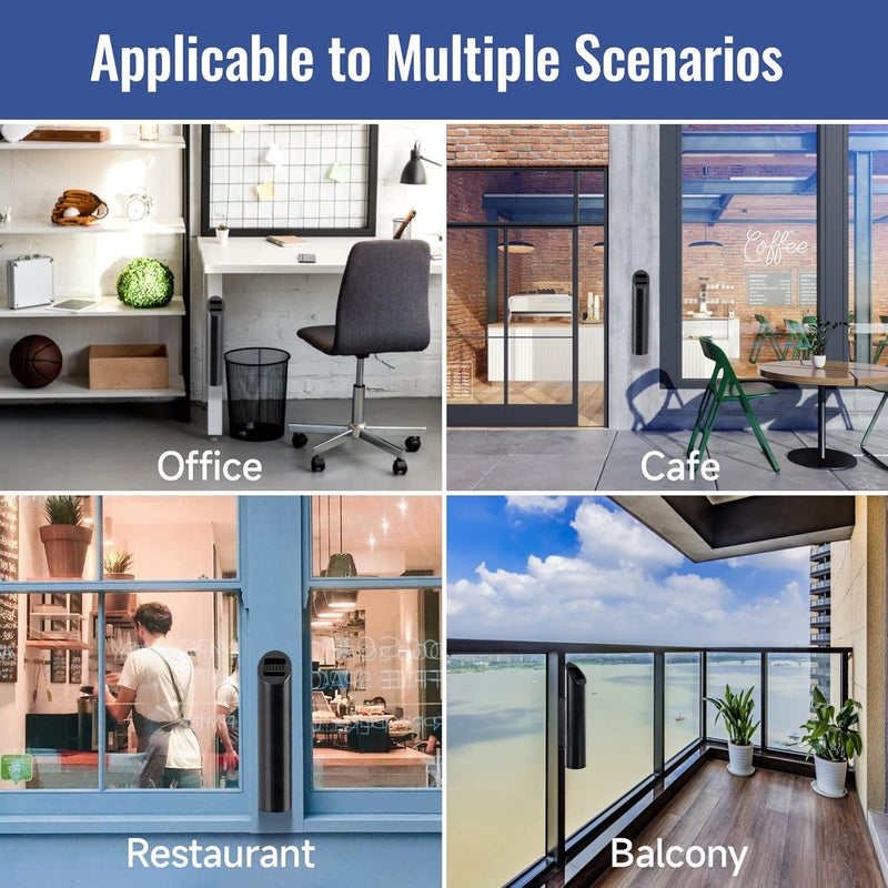 Dashu Wall Mounted Outdoor Cigarette Butt Receptacle.Cigarette Disposal Container,Cigarette Butt Can for Outside,Smokeless Ashtray Keep Your Patio Space Clean - Image 4